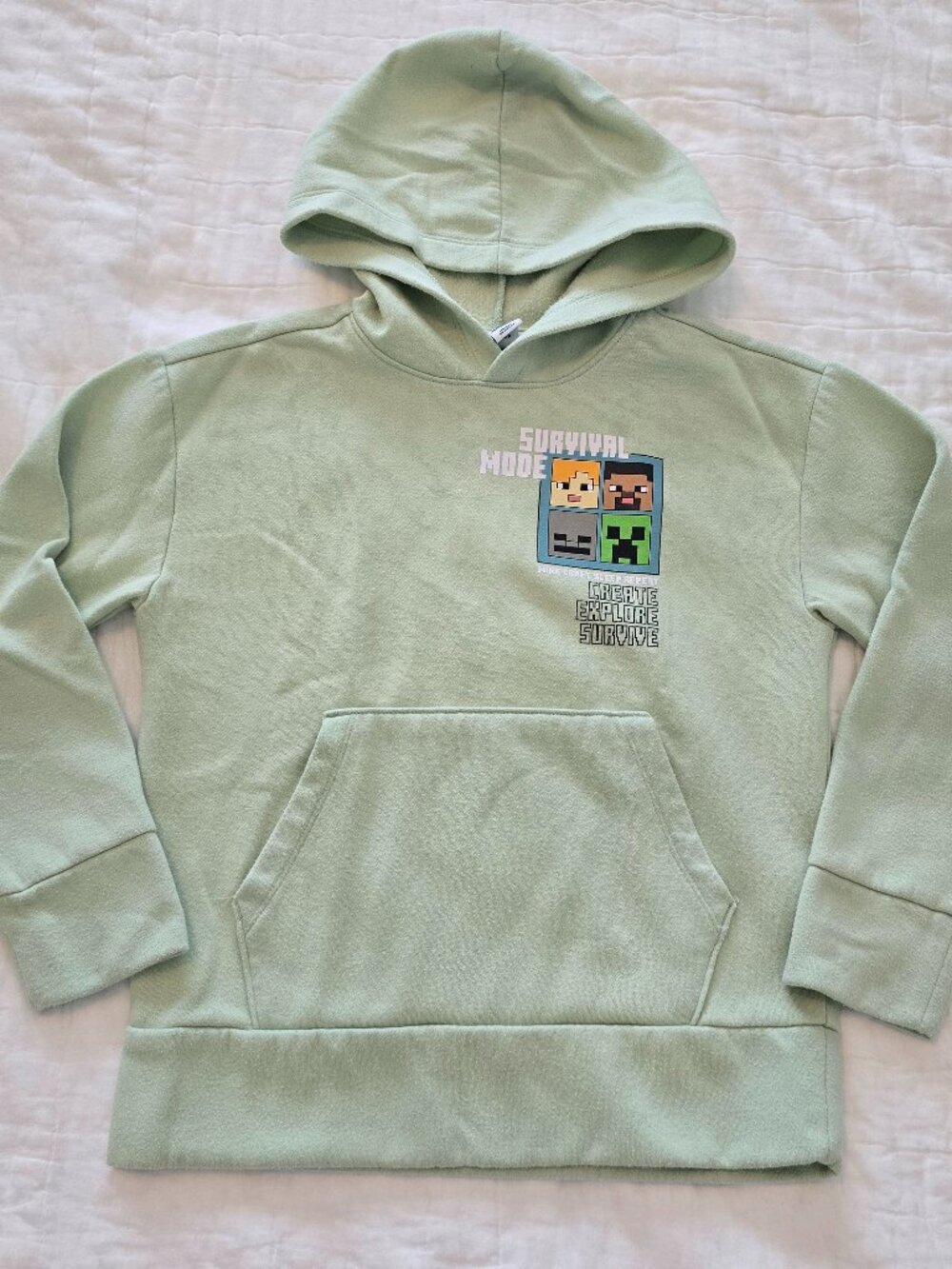 Size 8 Kids Old Navy Minecraft Pullover Hoodie